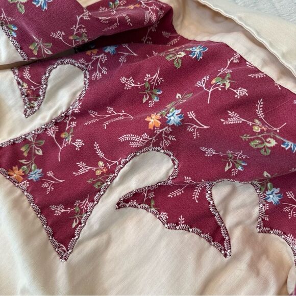 Vintage 70s H Bar C Ranchwear Western Shirt Sz M/L? Pearl Snap Up Floral - Picture 12 of 12